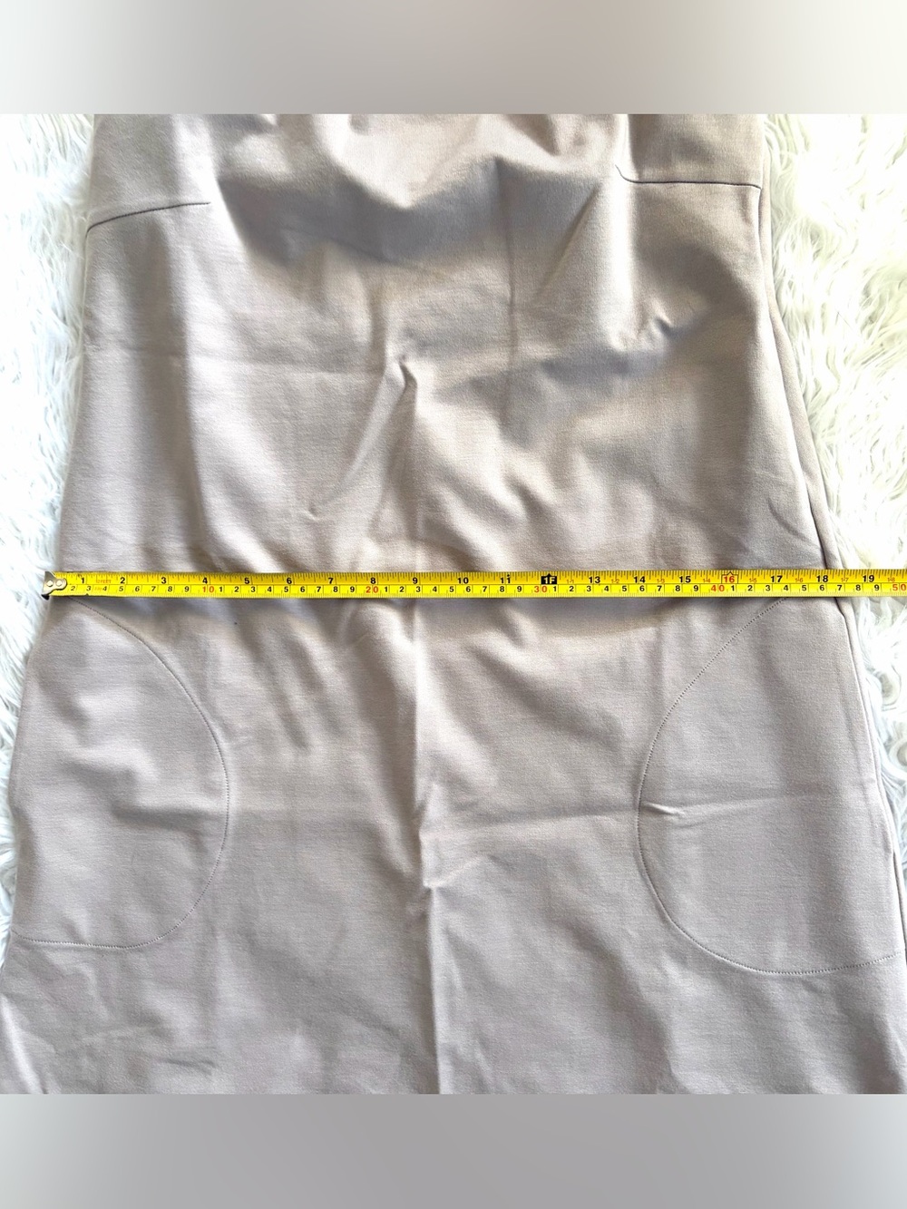 NWT Ripley Rader Ponte Knit Perfect strapless Maxi Column Dress Large - Picture 6 of 11